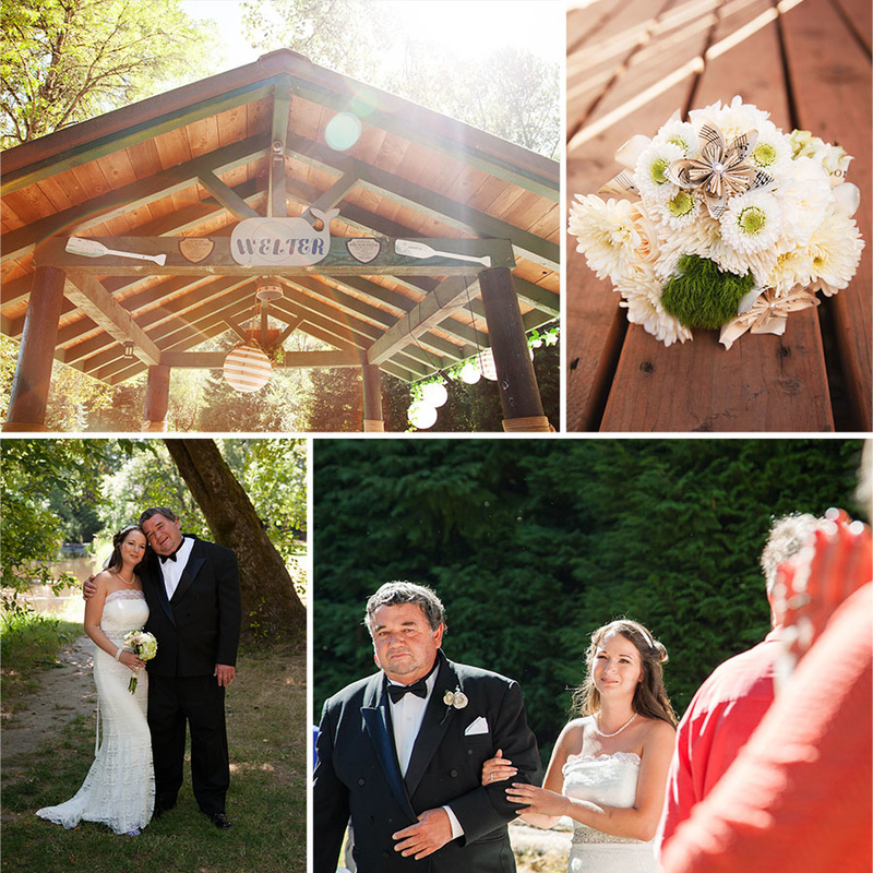 Welter Beach Rainier St. Helens Wedding Ceremony | Columbia County Wedding Photographer