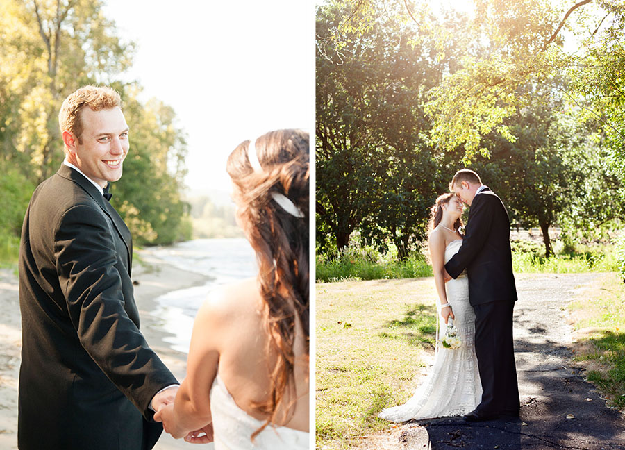 Trojan Park and Beach Rainier Wedding Pictures | Columbia County Wedding Photographer