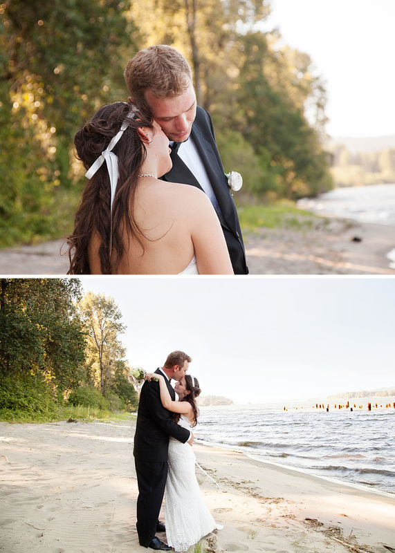 Welter Beach Rainier Wedding Pictures | Columbia County Wedding Photographer