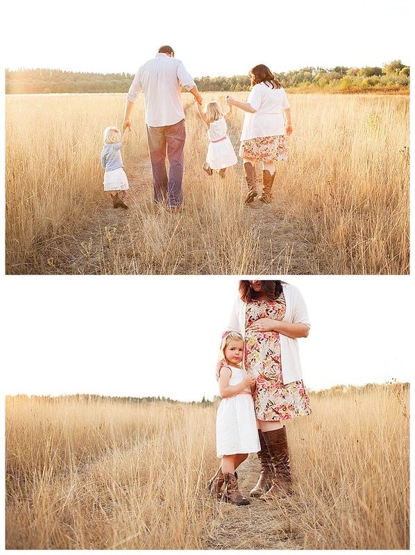 Hillsboro Family Photographer Country Themed Session Field