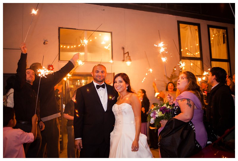 Union/Pine Sparkler Exit Hillsboro Wedding Photographer