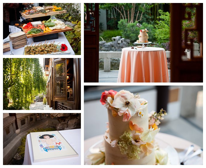 Lan Su Garden Wedding Cake | Hillsboro, Oregon Wedding Photographer