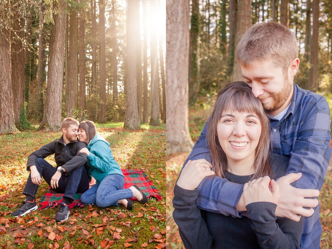 Jenkins Estate in Aloha Fall Engagement Session | Hillsboro Oregon Wedding Photographer