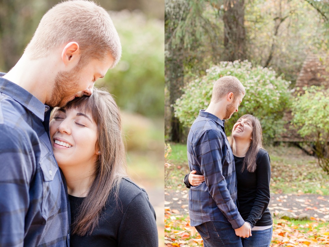 Jenkins Estate in Aloha Fall Engagement Session | Hillsboro Oregon Wedding Photographer