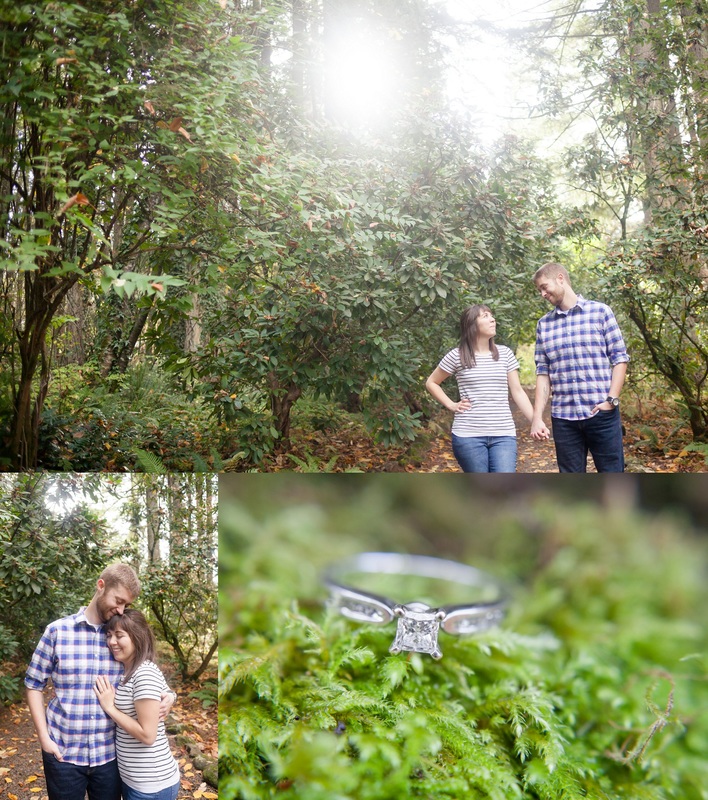 Jenkins Estate in Aloha Fall Engagement Session | Hillsboro Oregon Wedding Photographer