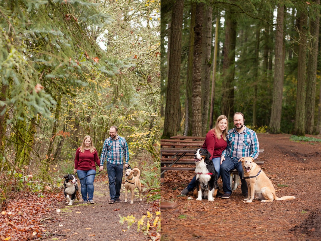 Jenkins Estate family photo session with dogs | Hillsboro, OR Family Photographer