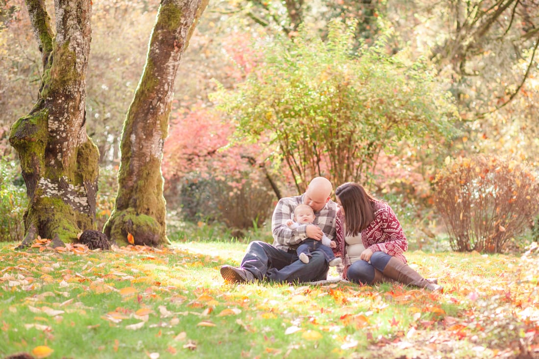 Jenkins Estate Fall family portrait session | Hillsboro Family Photographer