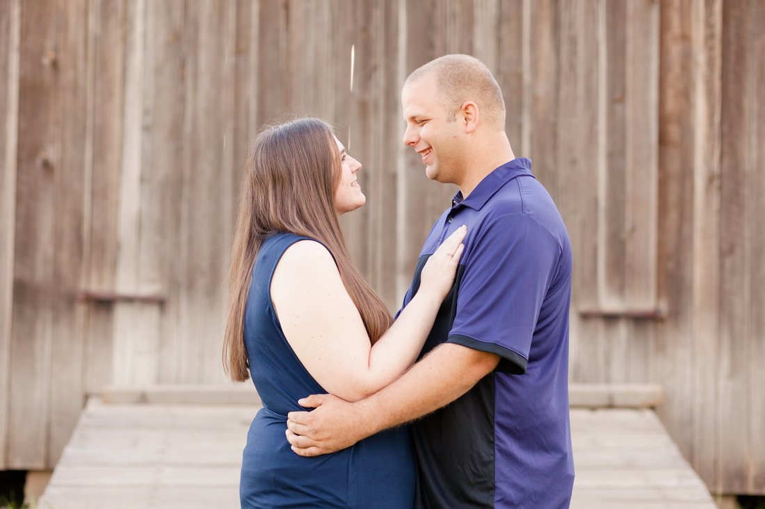 Champoeg State Park Engagement Session at barn | Newberg and Hillsboro Wedding Photographer