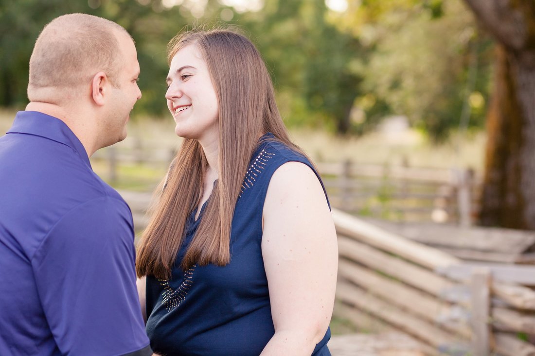 Champoeg State Park Engagement Session in field | Newberg and Hillsboro Wedding Photographer