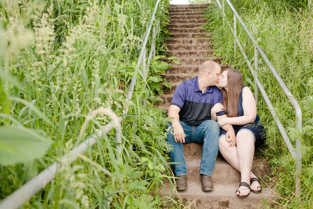 Engagement photos at Champoeg State Park in Newberg | Hillsboro Wedding Photographer