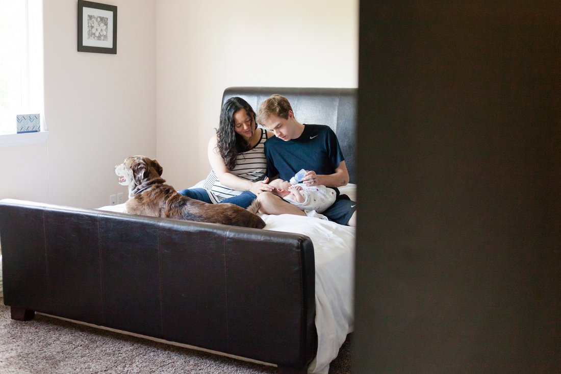 Family session at home in Hillsboro | Newberg and Hillsboro family photographer
