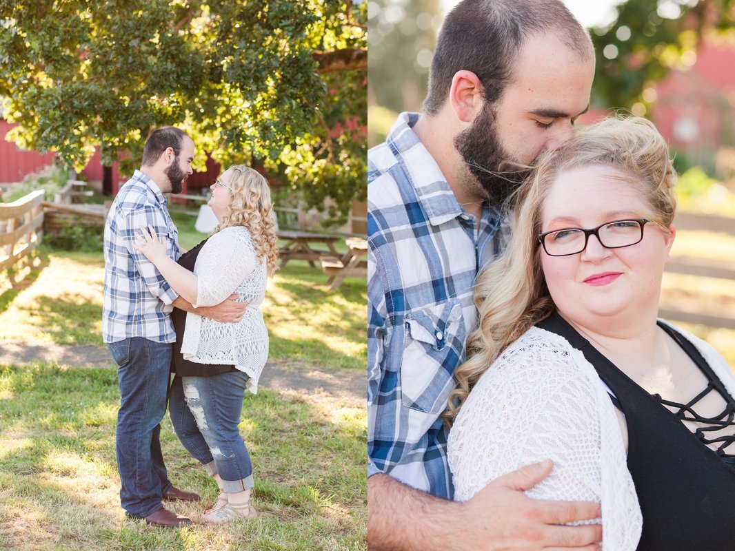 Champoeg State Park Barn Engagement Session | Hillsboro and Newberg Wedding Photographer