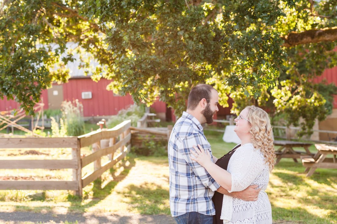 Champoeg State Park Barn Engagement Session | Hillsboro and Newberg Wedding Photographer