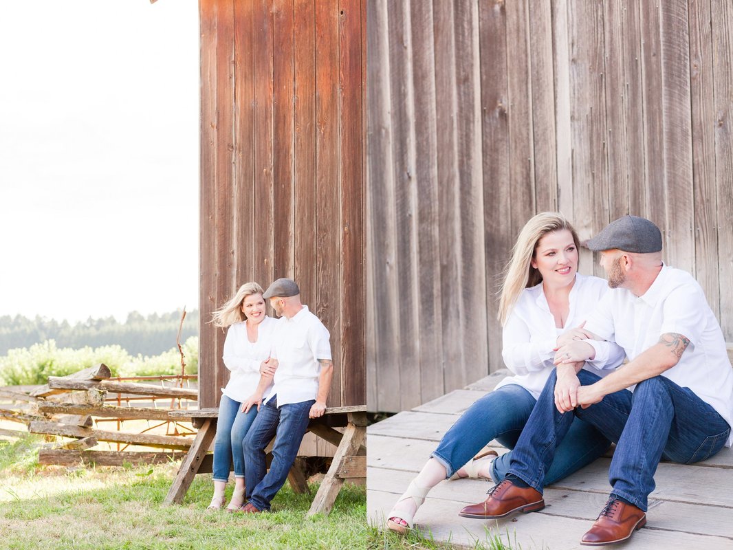 Barn engagement session at Champoeg State Park in Newberg | Newberg and Hillsboro Wedding Photographer