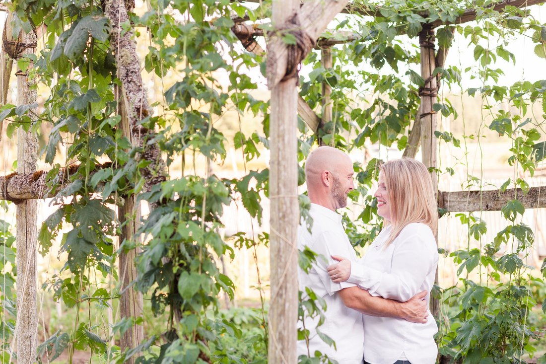 Garden Engagement session at Champoeg State Park in Newberg | Newberg and Hillsboro Wedding Photographer