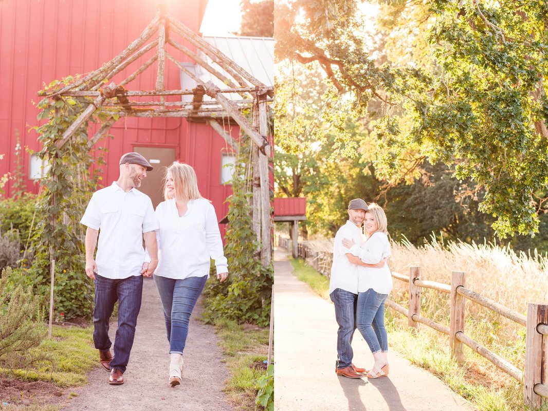 Barn engagement session at Champoeg State Park in Newberg | Newberg and Hillsboro Wedding Photographer