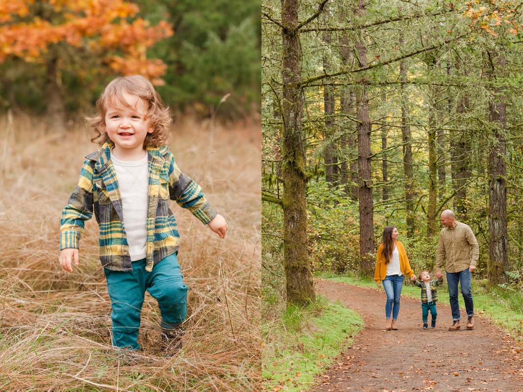 Family photos in a forest | Newberg and Hillsboro family photographer