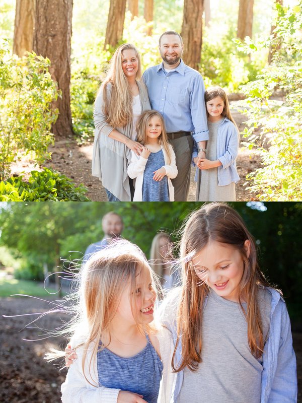 Family photo session at Rood Bridge Park forest in Hillsboro, Oregon | Newberg and Hillsboro family photographer