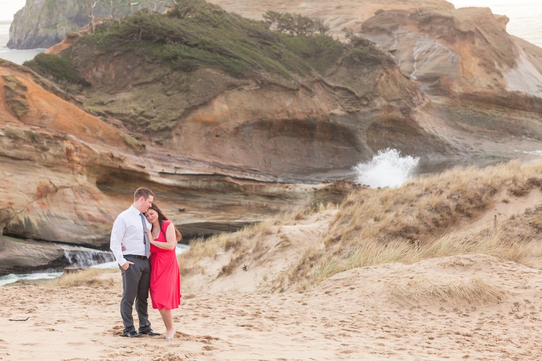 Cape Kiwanda Engagement Session in Pacific City, Oregon | Hillsboro Wedding Photographer