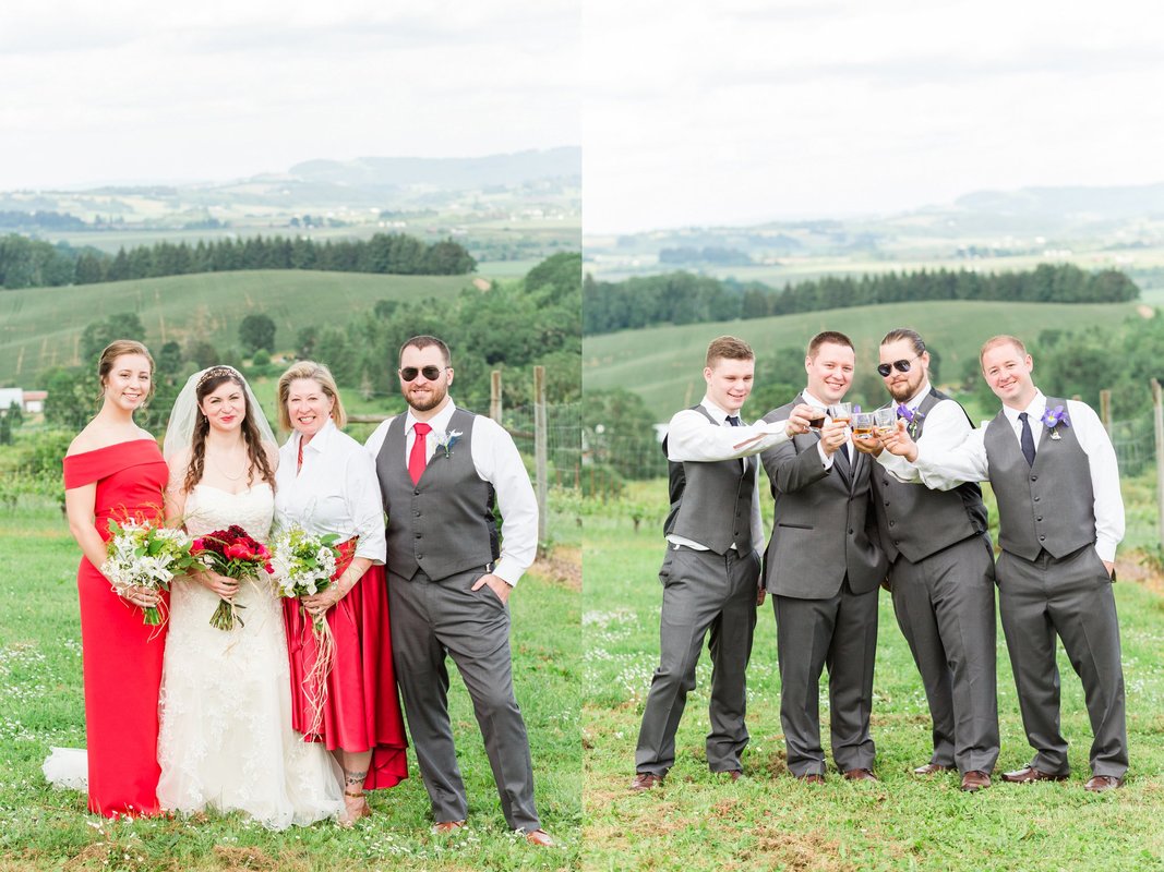 Carlton Hill Vineyards wedding in Yamhill County Oregon Wine County | Hillsboro Wedding Photographer