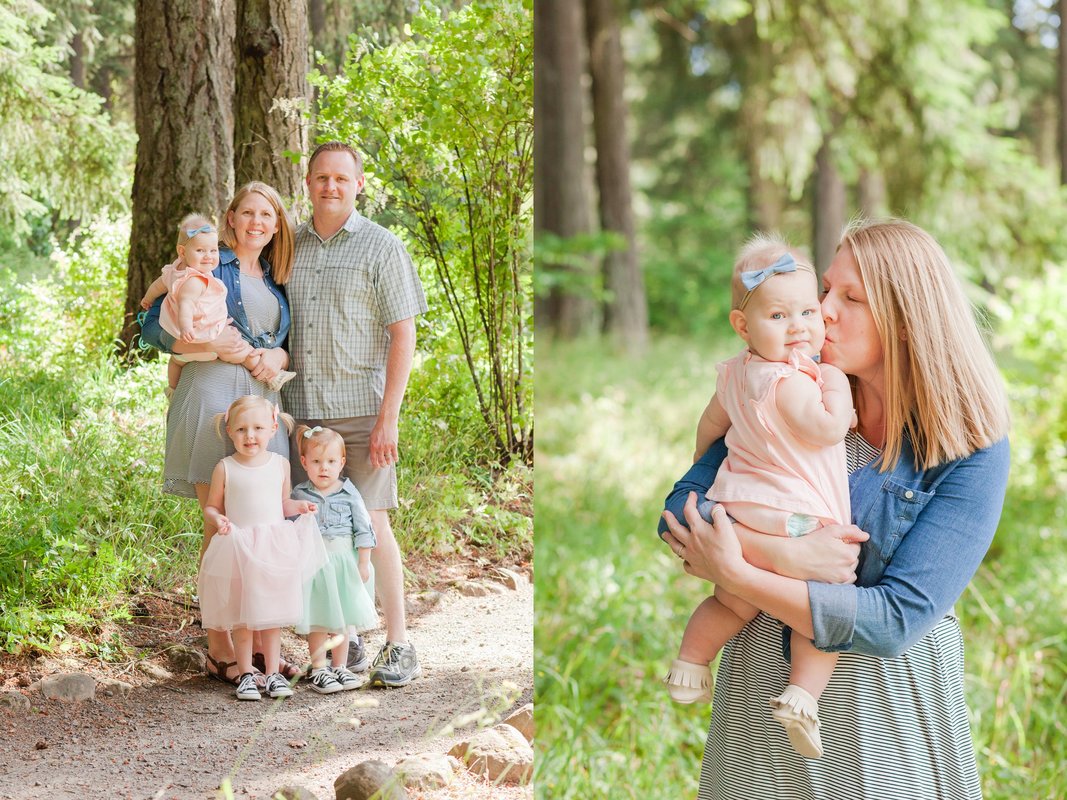 Bright and airy Family photo session in Beaverton at Jenkins Estate | Hillsboro Family Photgrapher