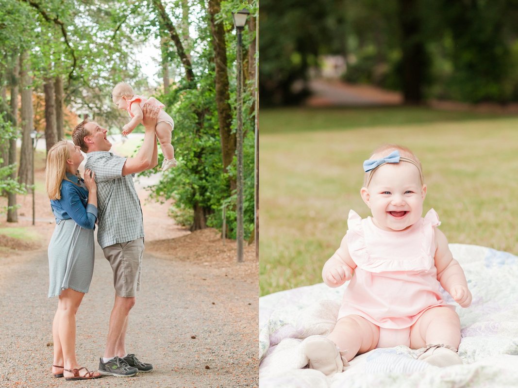 Family photo session in Beaverton at Jenkins Estate | Hillsboro Family Photgrapher