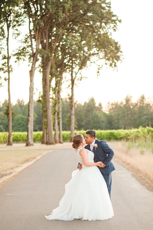 McMinnville wedding at The Falls Event Center vineyard wedding - Hillsboro wedding photographer