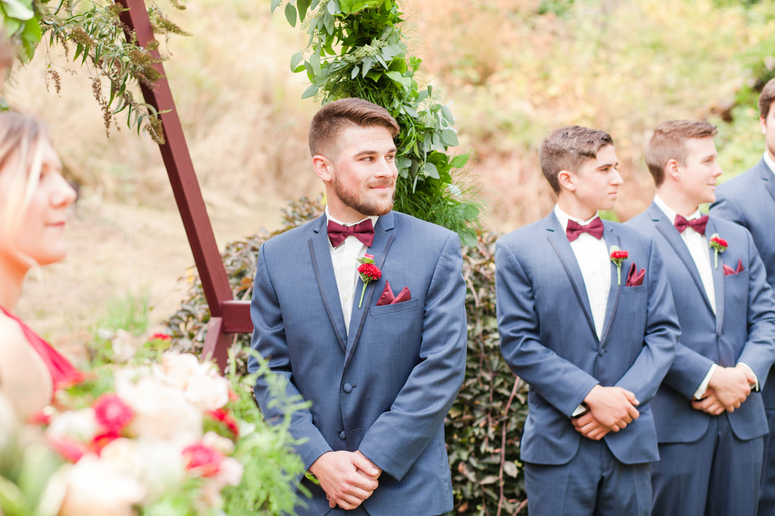 Forest Grove backyard wedding ceremony Hillsboro wedding photographer