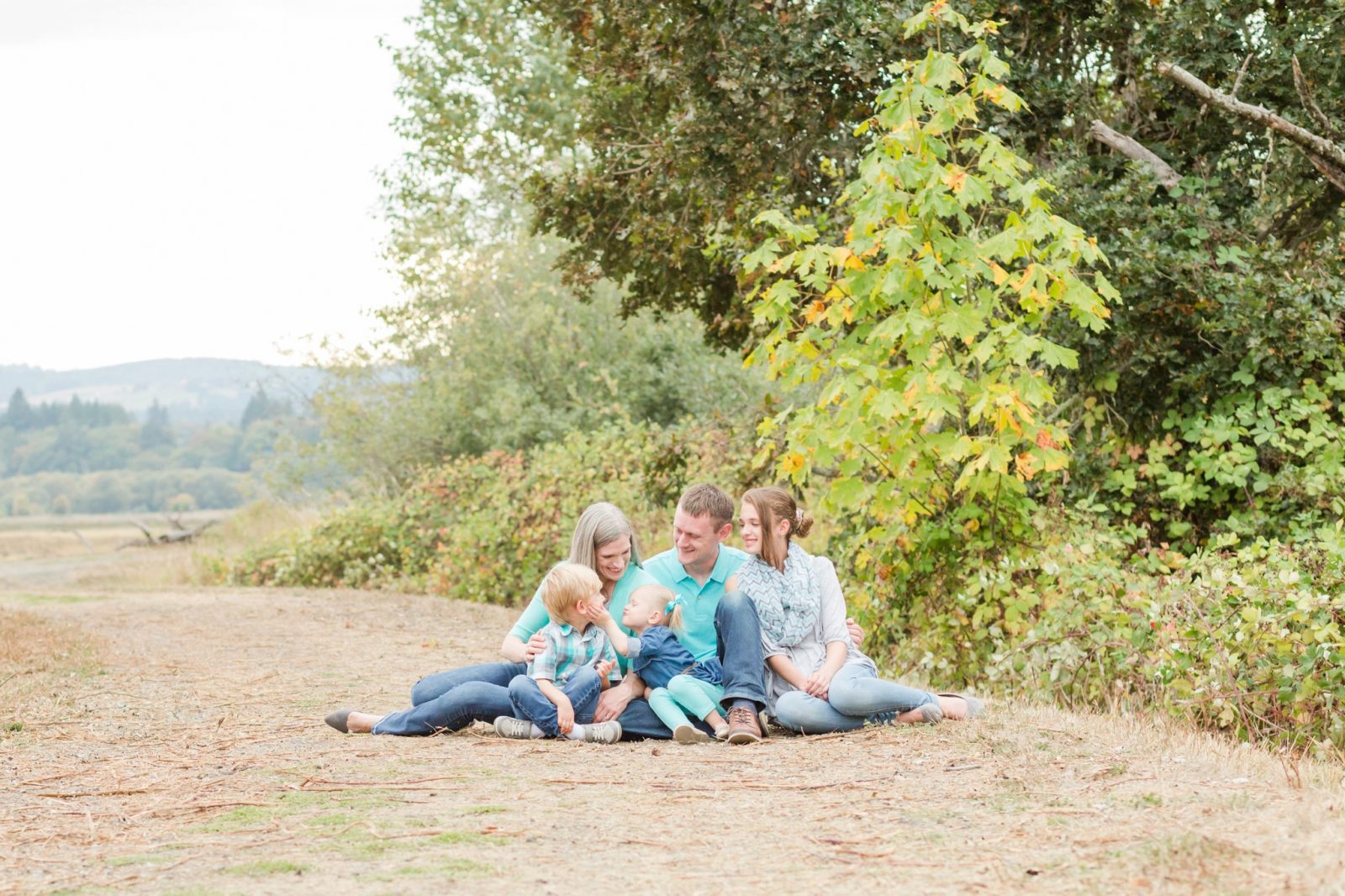 Family pictures in Sherwood, Oregon at Wildlife Preserve - Hillsboro family photographer