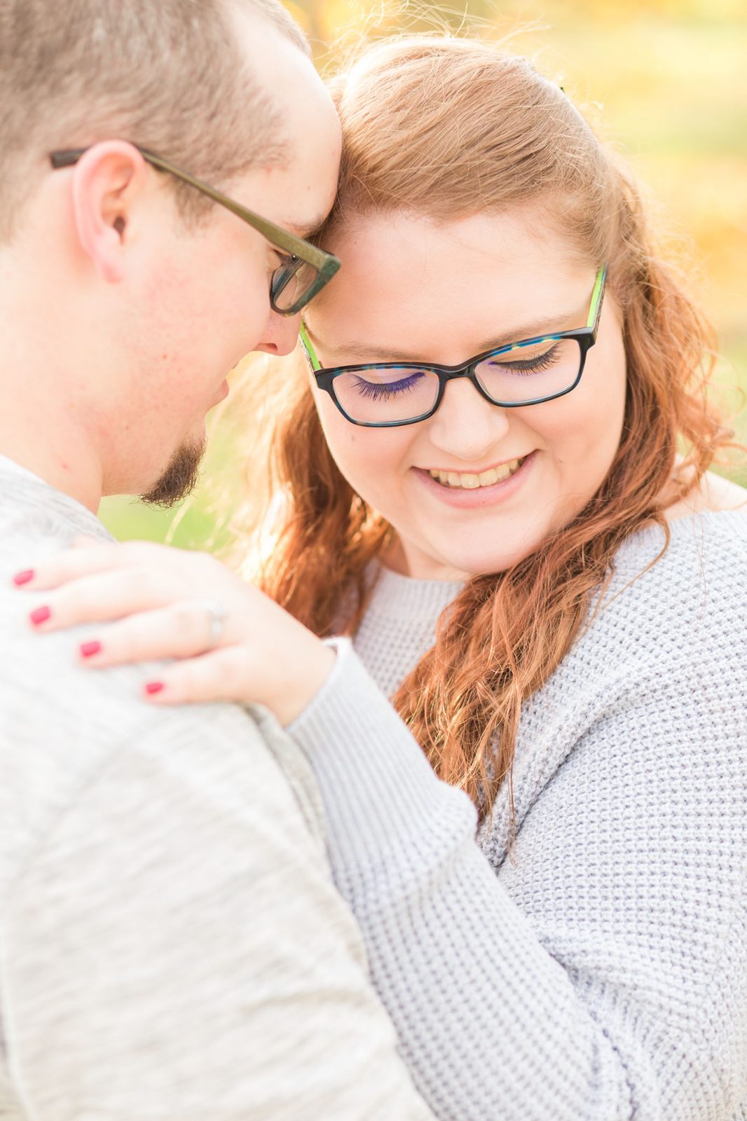 Engagement session in an orchard in newberg, oregon - hillsboro wedding photographer