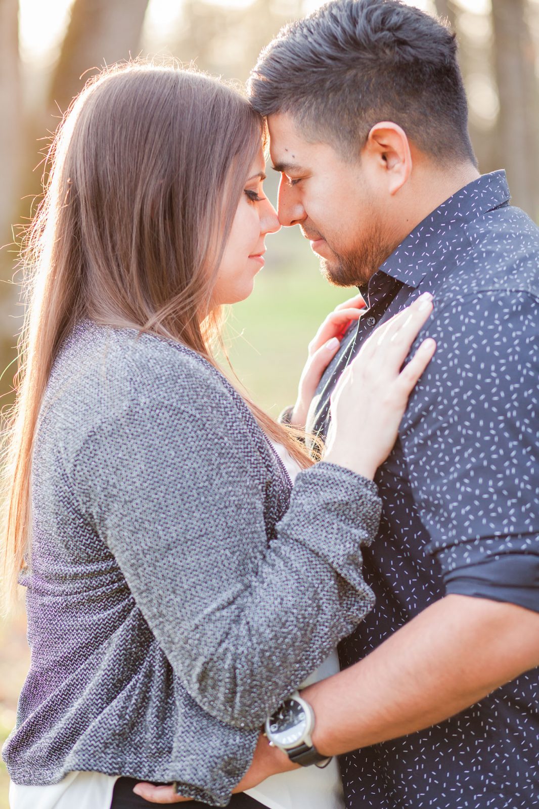 winter engagement session at Champoeg State Park in Newberg, Oregon - Hillsboro wedding photographer