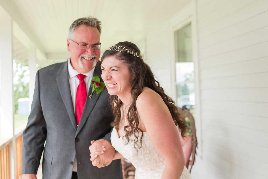 father daughter first look hillsboro wedding photographer