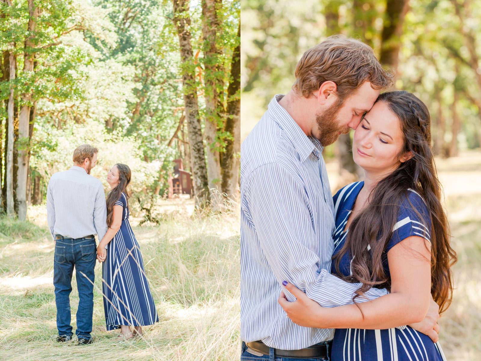 Hillsboro wedding photographer | Bright and airy Portland engagement photos