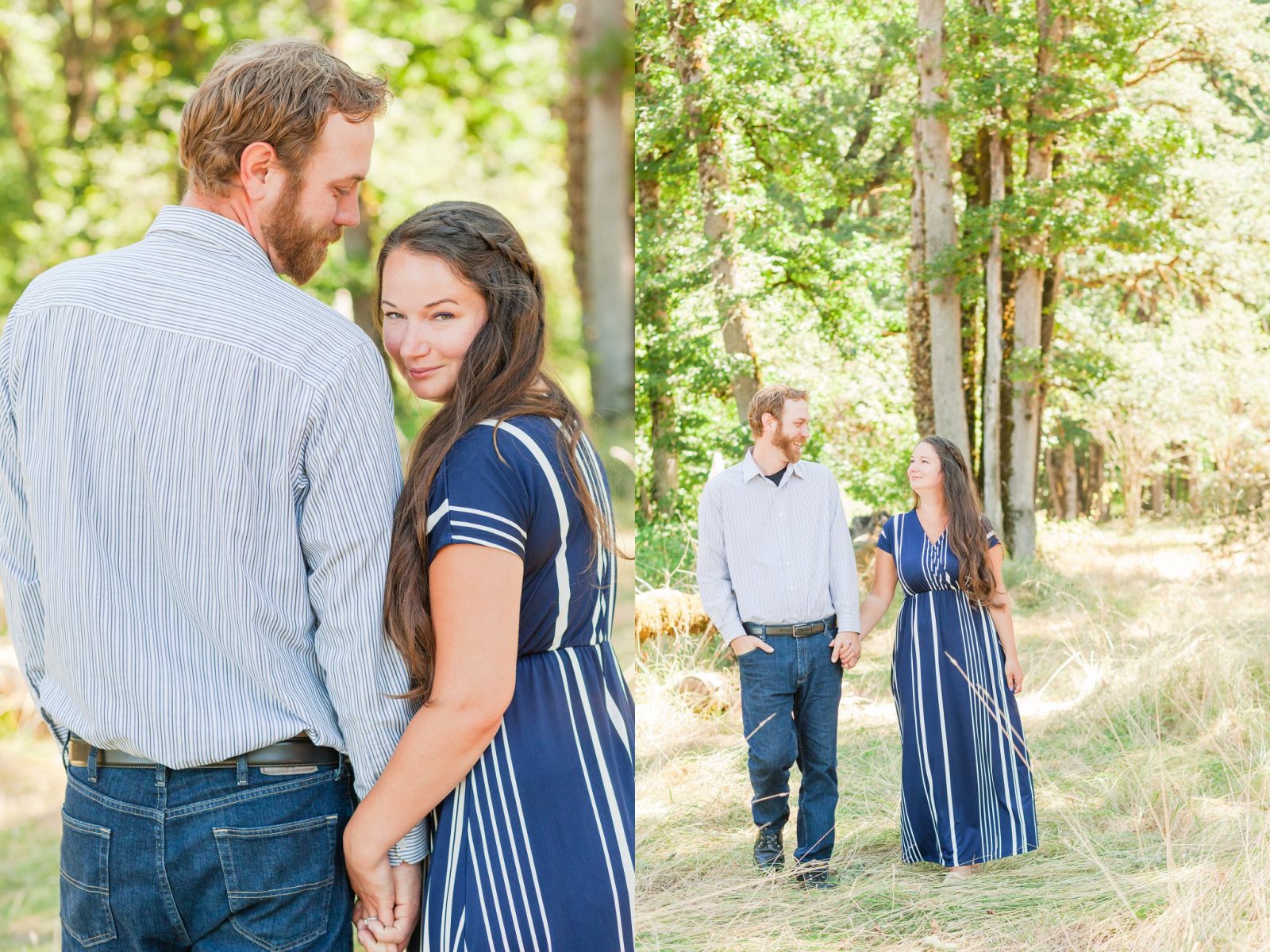 Hillsboro wedding photographer | Bright and airy Portland engagement photos