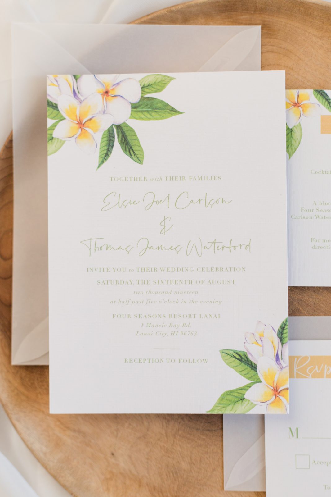 invitation suite by wanderlove design - portland wedding photographer 