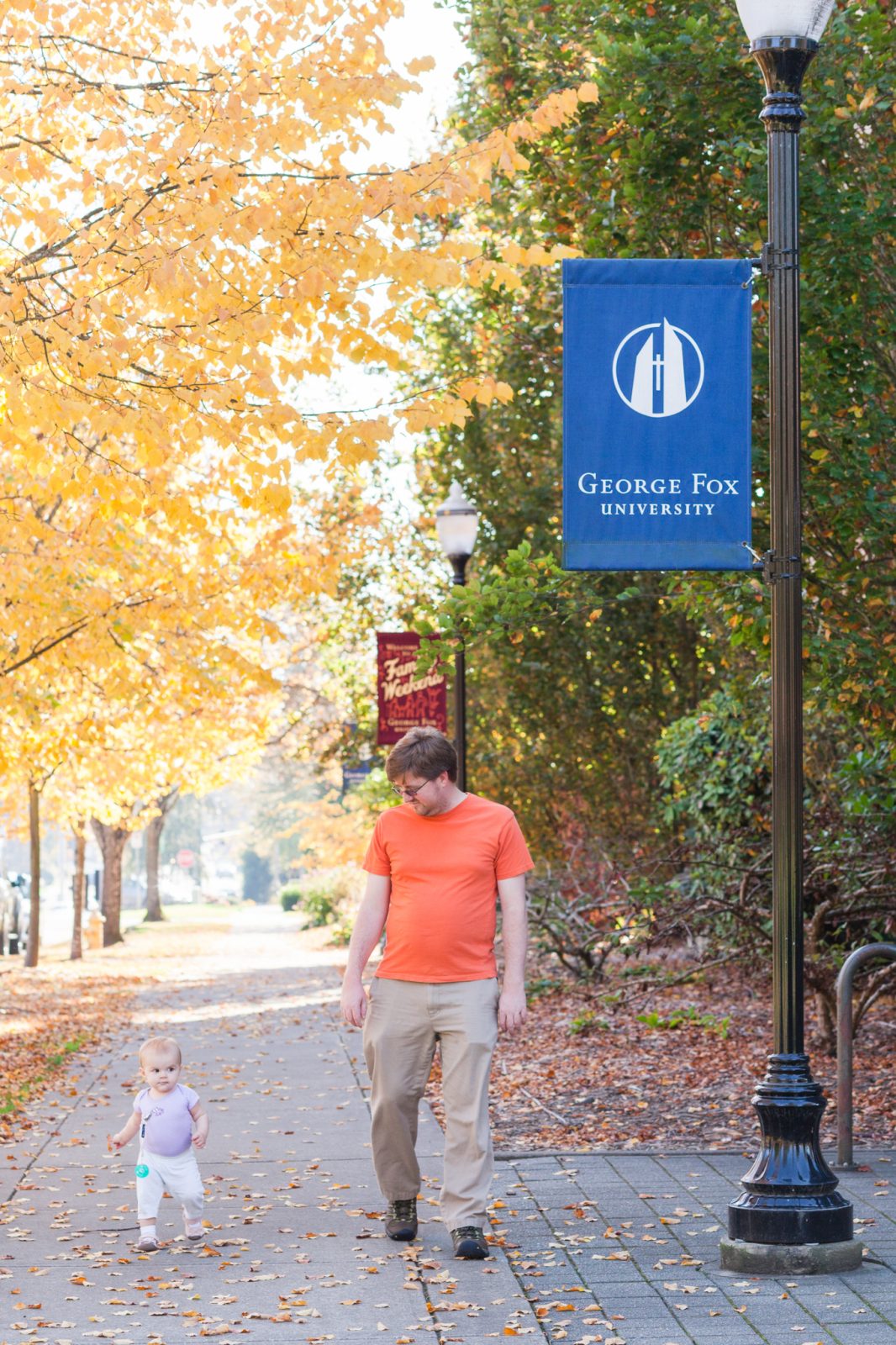 george fox university trail - newberg family photographer