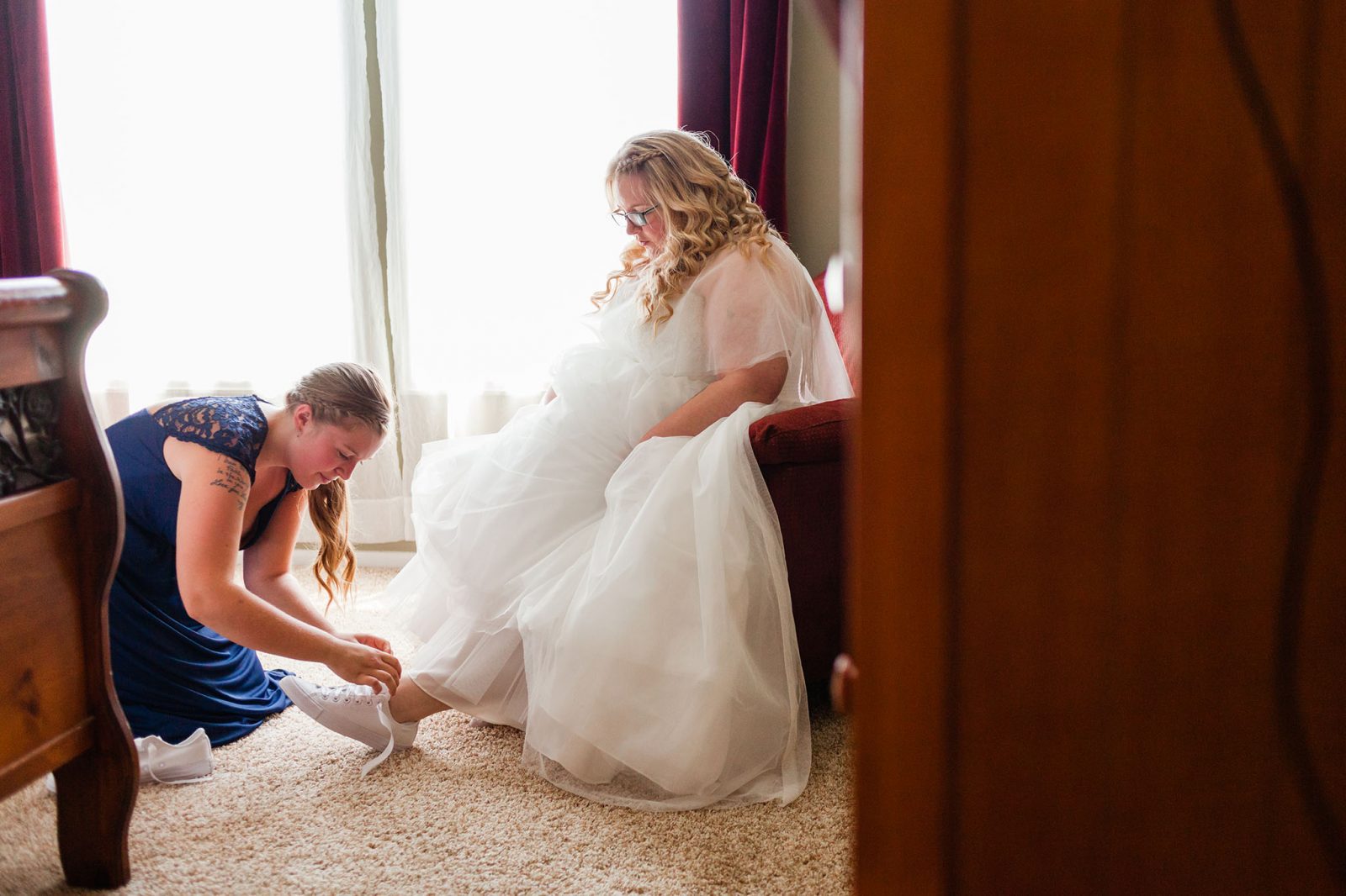 Hillsboro wedding - getting ready photos