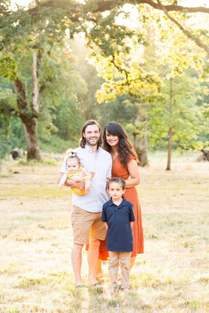 warm fall family photos in hillsboro, oregon