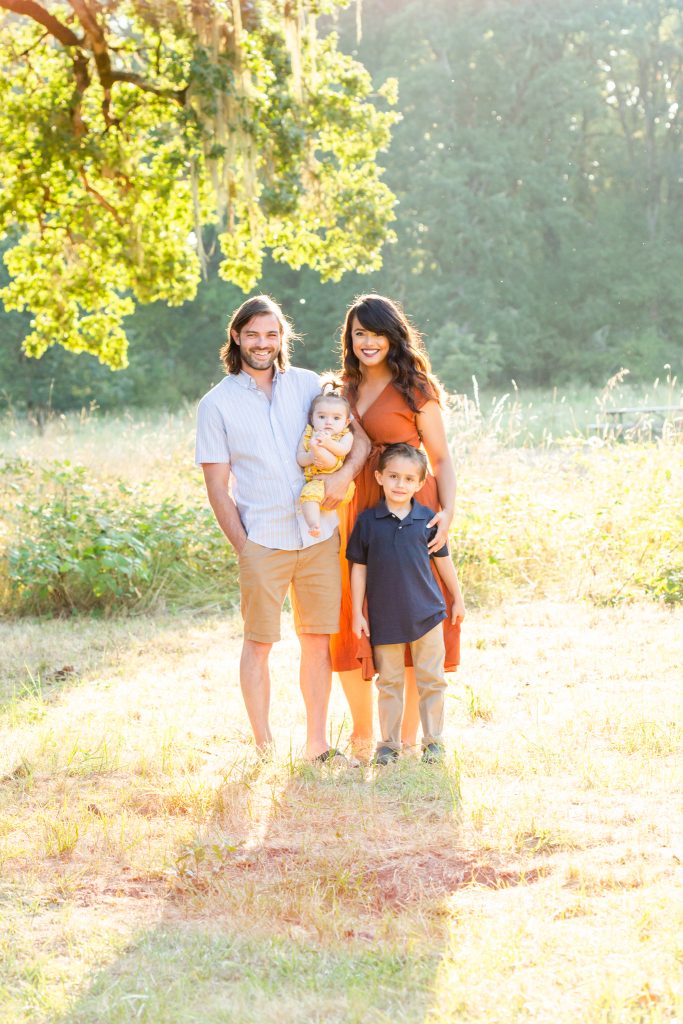 warm fall family photos in hillsboro, oregon