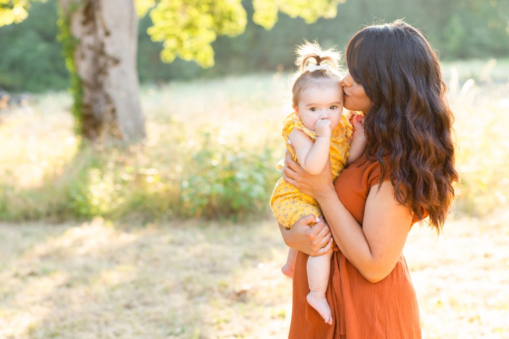 warm fall family photos in hillsboro, oregon