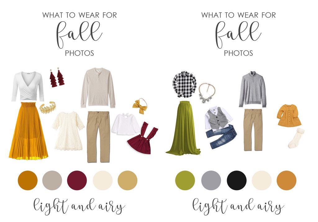 what to wear for fall family photos in portland, oregon