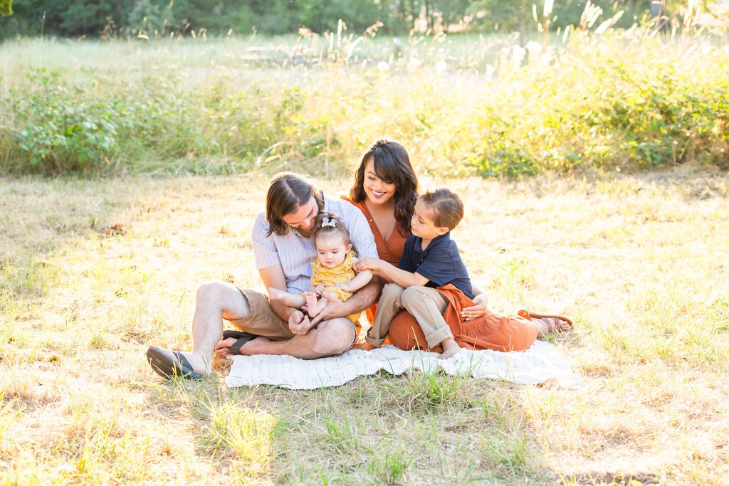 what to wear for fall family photos light and airy