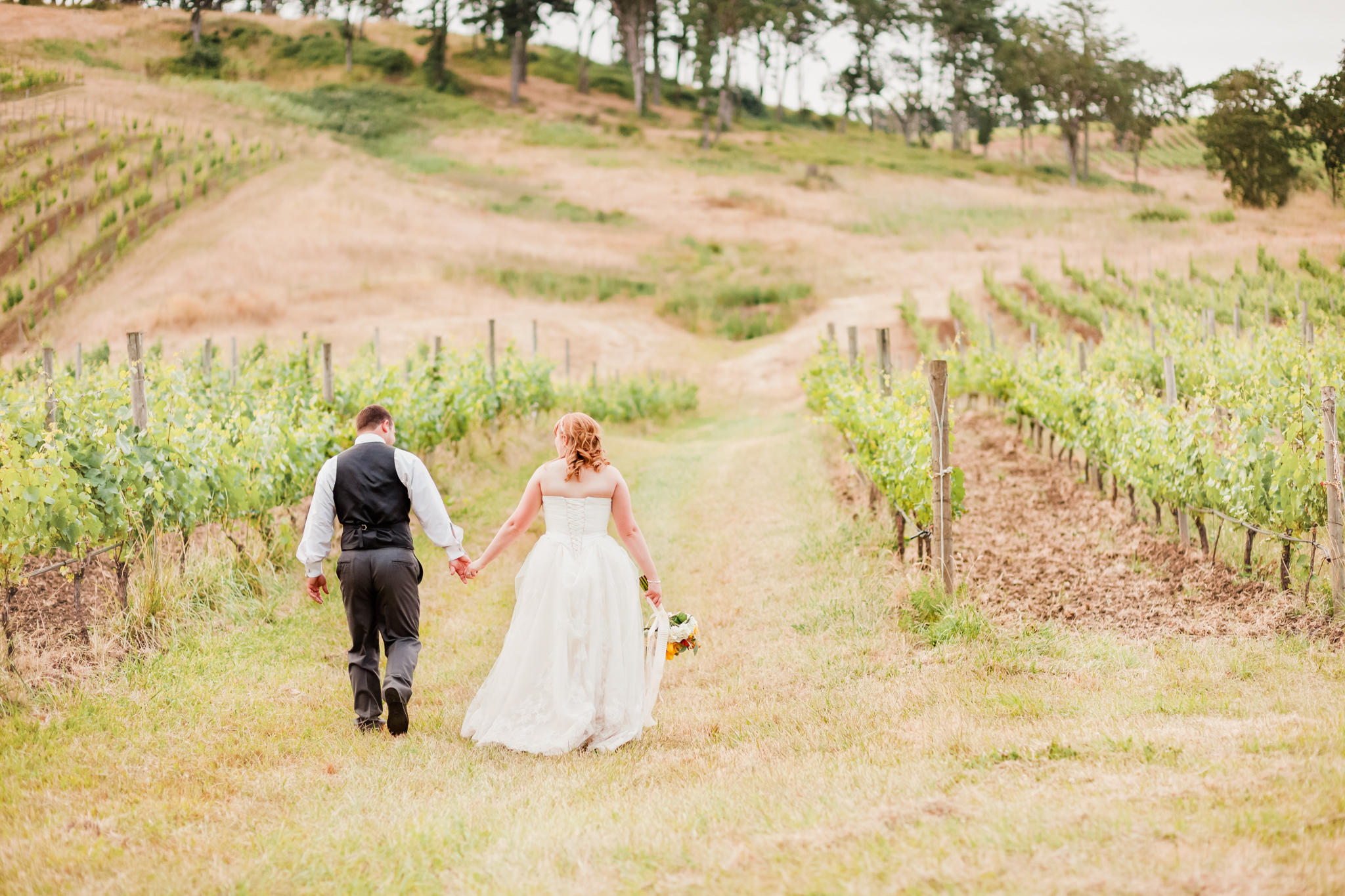 oregon winery wedding at maysara winery mcminnville - hillsboro wedding photographer