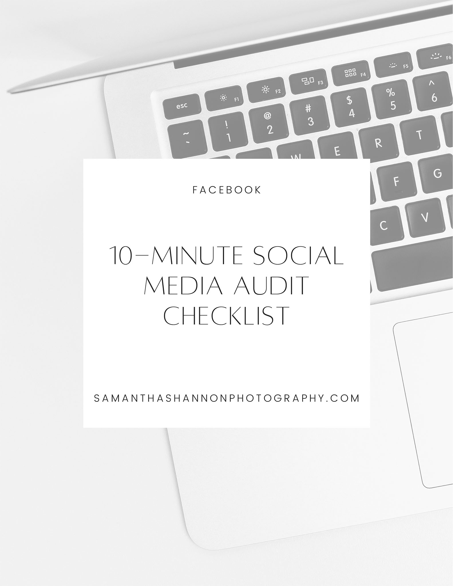 social media audit checklist for photographers