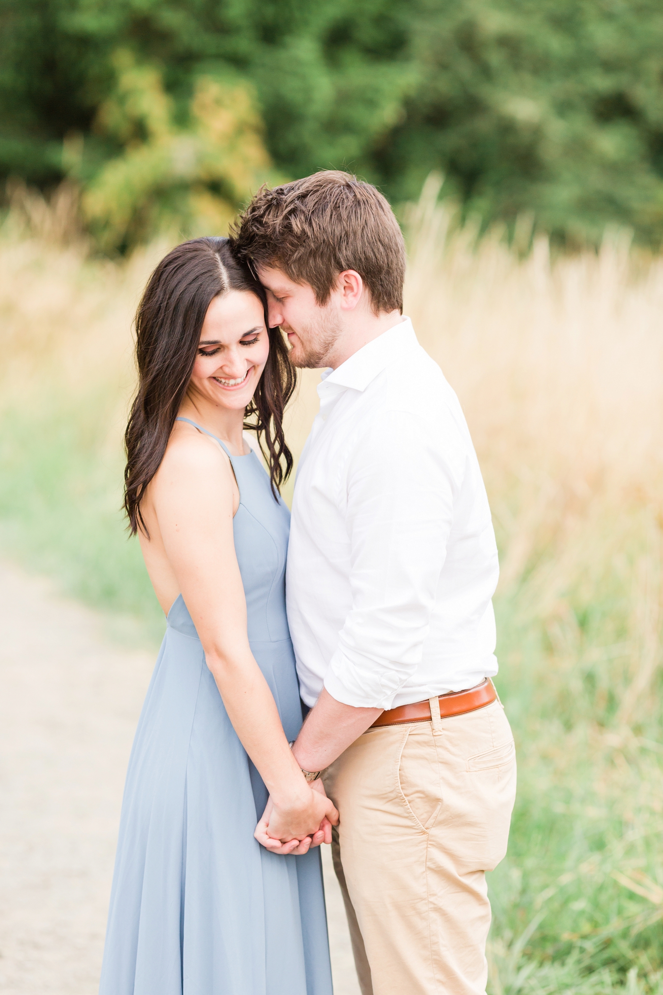 hillsboro engagement pictures at cooper mountain nature park in aloha, oregon