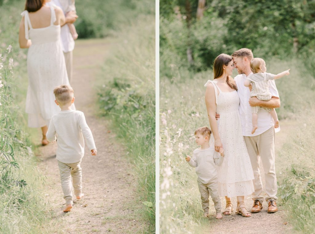 outdoor family photo at deepwood estates salem or