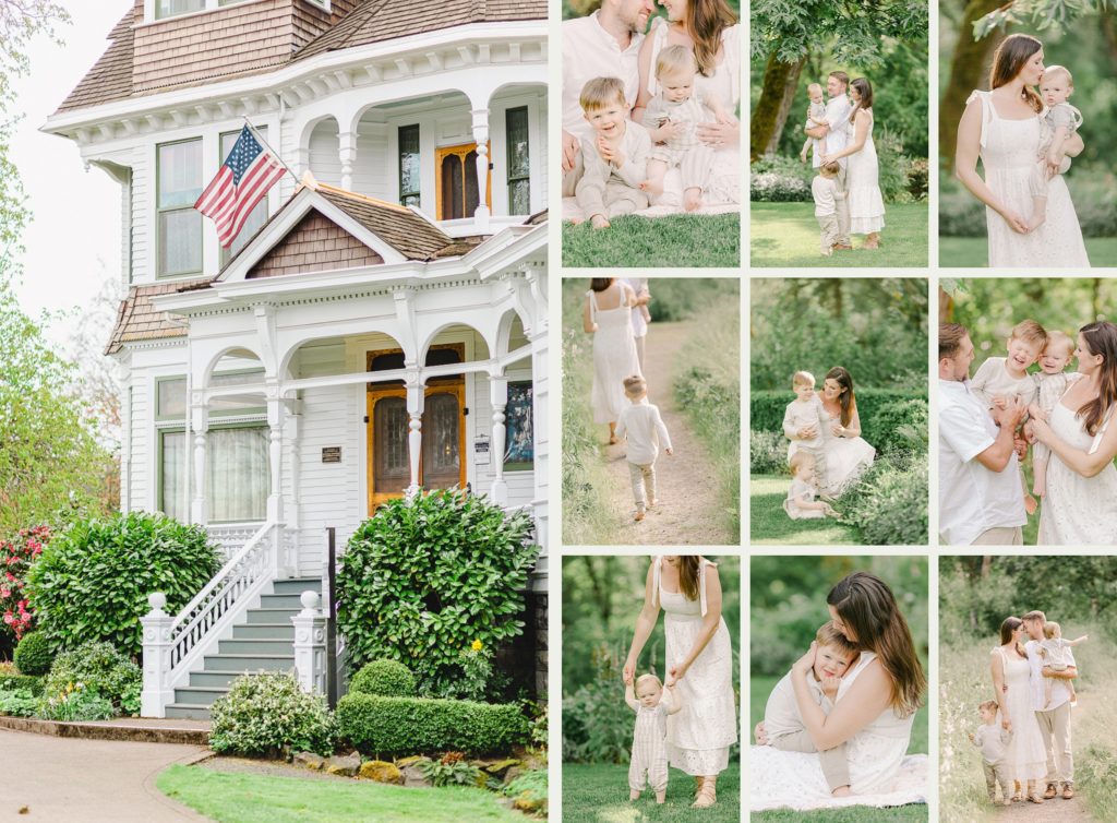 salem oregon photographer deepwood estate family photos