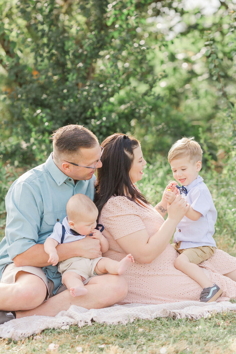 Luscher Farm Lake Oswego Family Photos