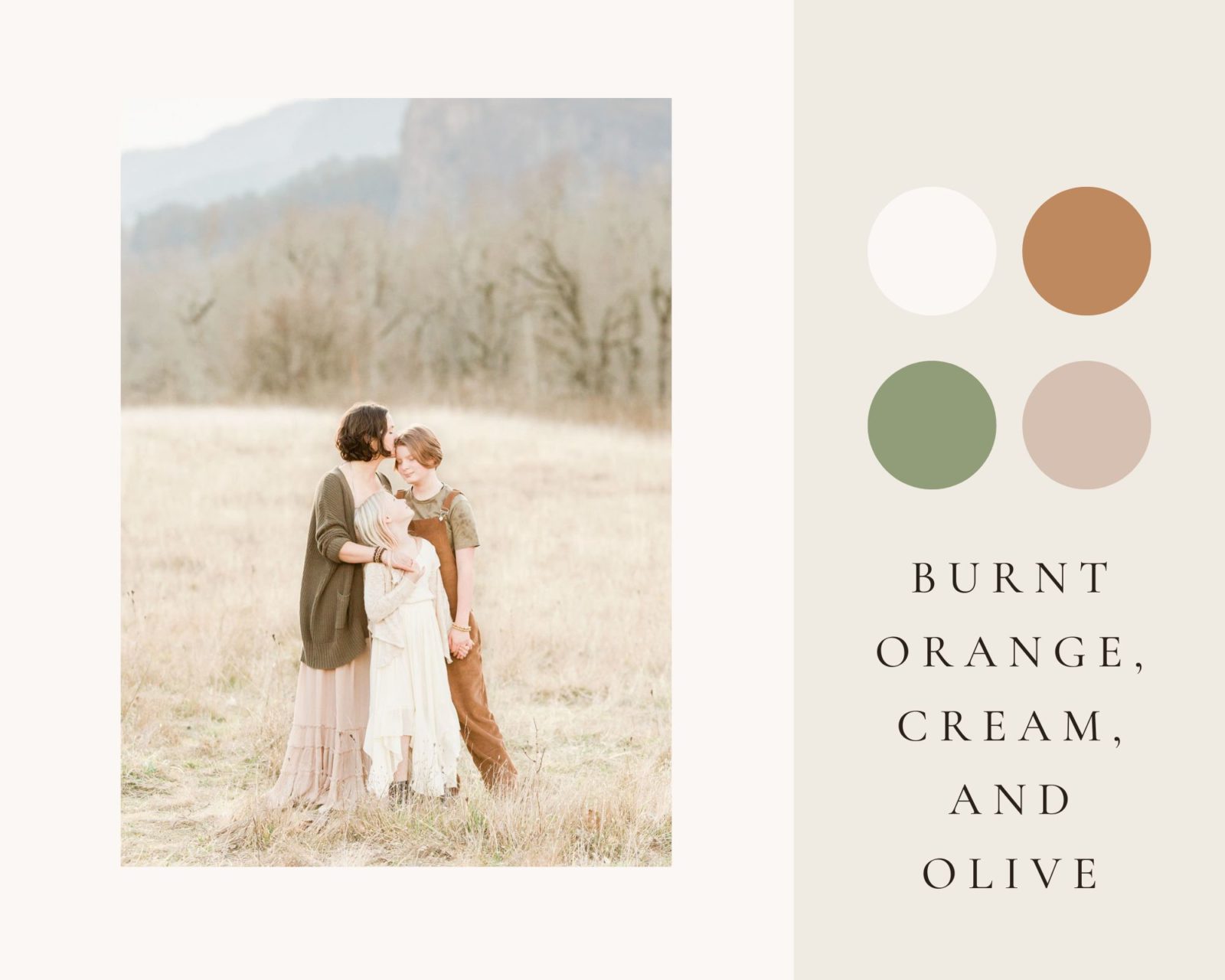 Best Colors for Family Pictures Outside