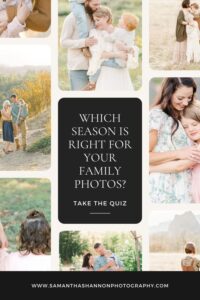 What's the best season for family photos? Find out the best choice for your family with this quiz!